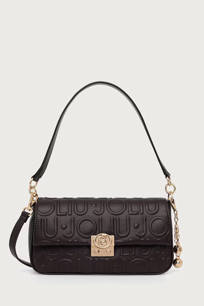 Liu Jo чанта crossbody дамска от имитация на кожа кафява AF6053 E1167
