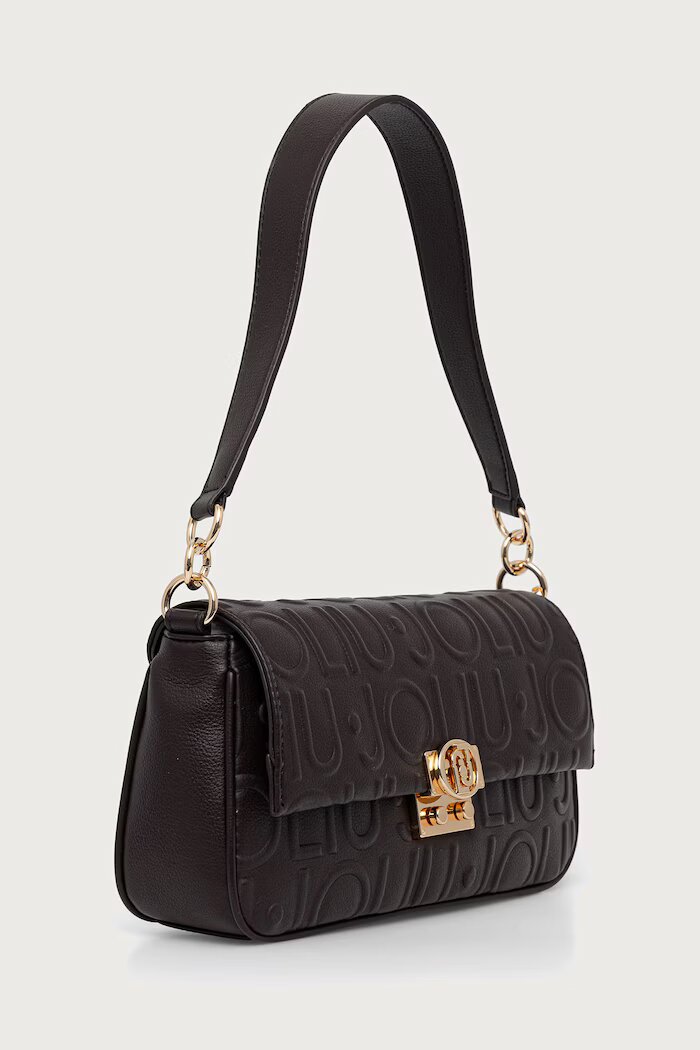 Liu Jo чанта crossbody дамска от имитация на кожа кафява AF6053 E1167