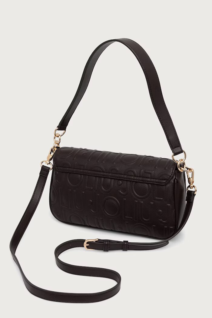 Liu Jo чанта crossbody дамска от имитация на кожа кафява AF6053 E1167