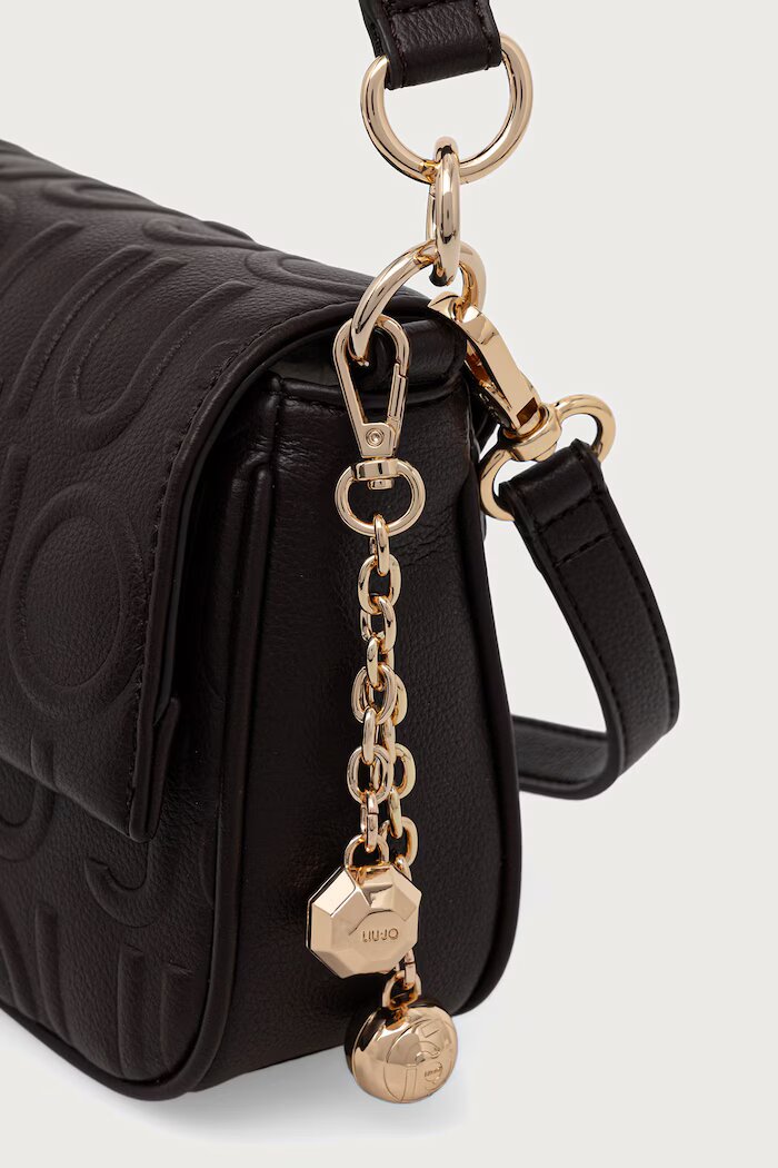 Liu Jo чанта crossbody дамска от имитация на кожа кафява AF6053 E1167