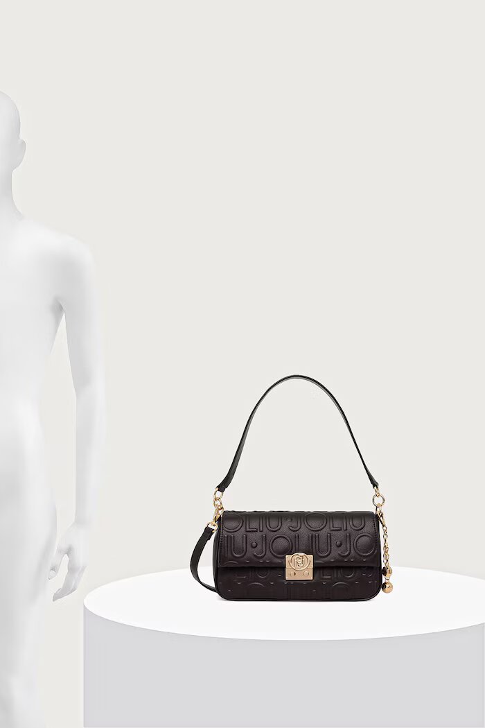 Liu Jo чанта crossbody дамска от имитация на кожа кафява AF6053 E1167