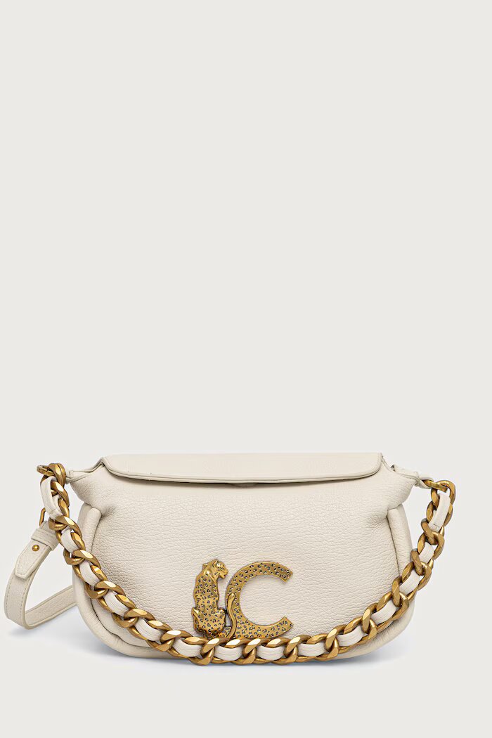 Lola casademunt чанта crossbody дамска от имитация на кожа бежова LS2604075
