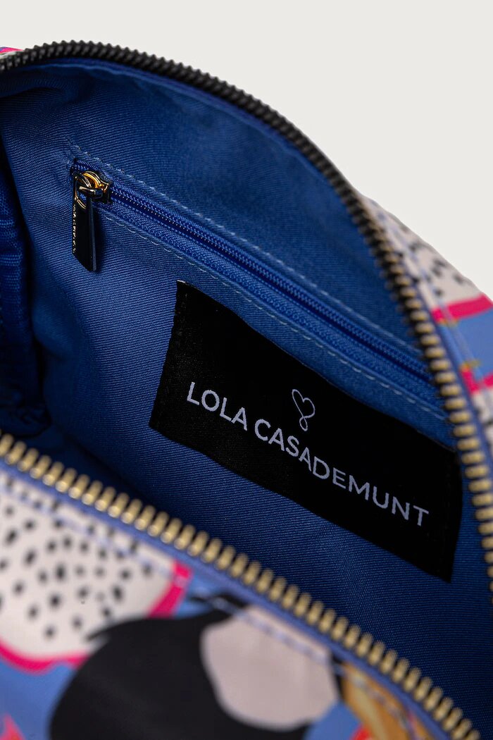 Lola casademunt козметична чанта дамска синя LS2612002