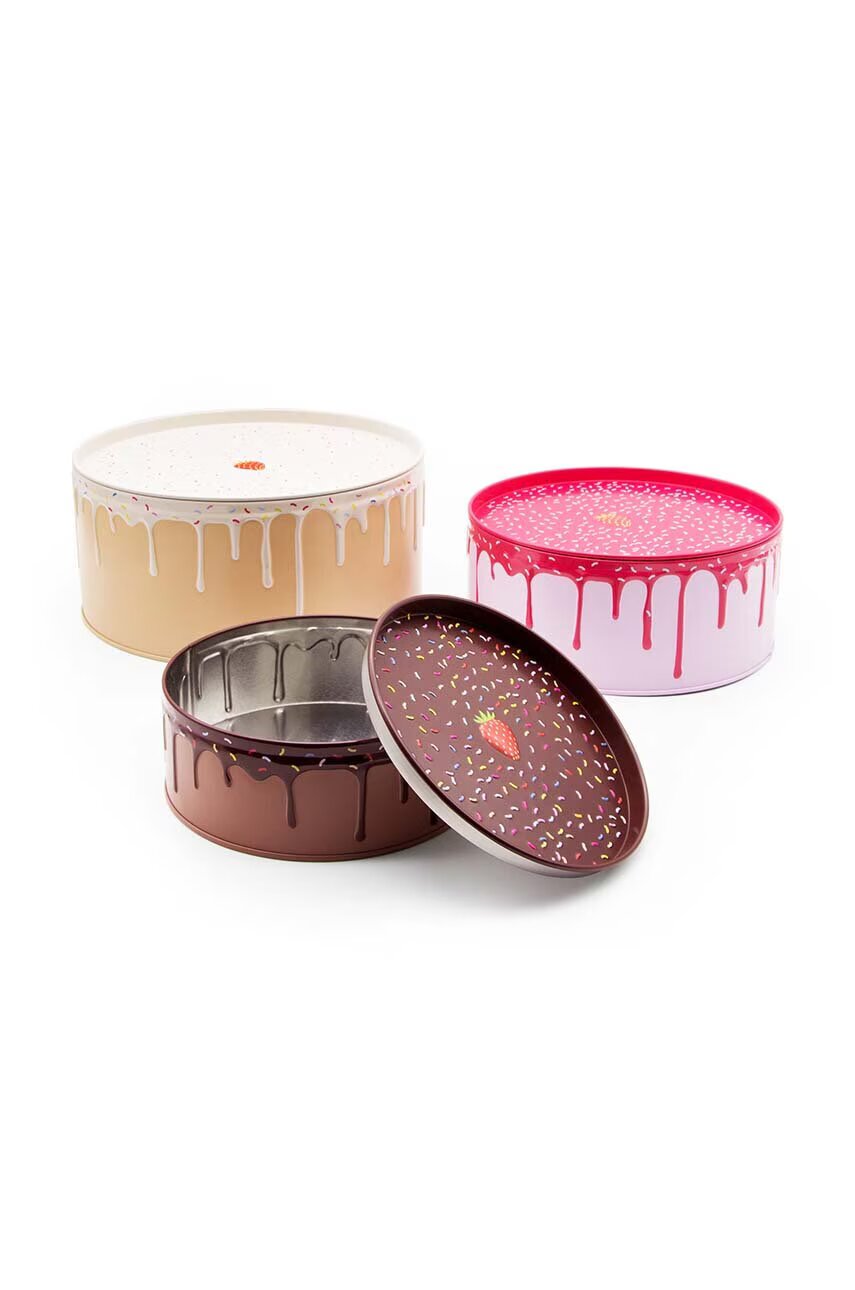 Luckies of London Кутия за съхранение Cake Storage Tins (3 броя)