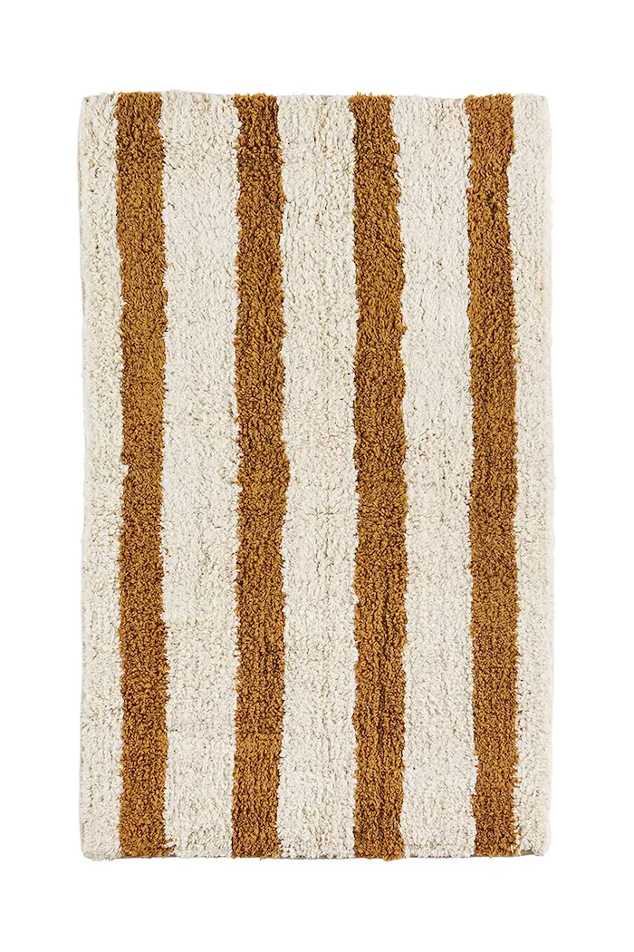 Madam Stoltz Килимче за баня Striped Tufted 50 x 80 cm