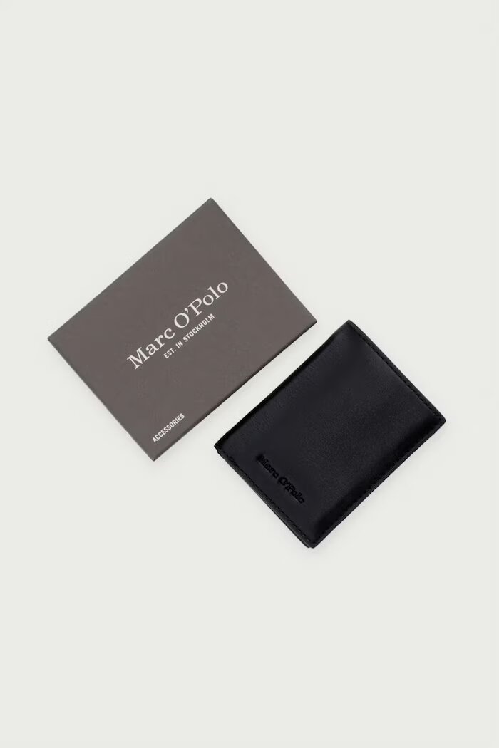 Marc O'Polo портфейл мъжки от кожа черен 5000013533
