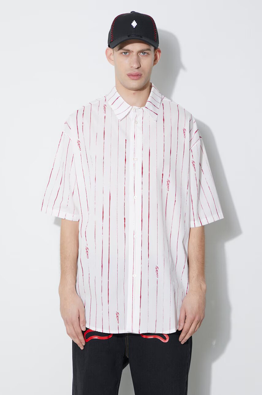 Marcelo Burlon Памучна риза County Pinstripes Over Shirt