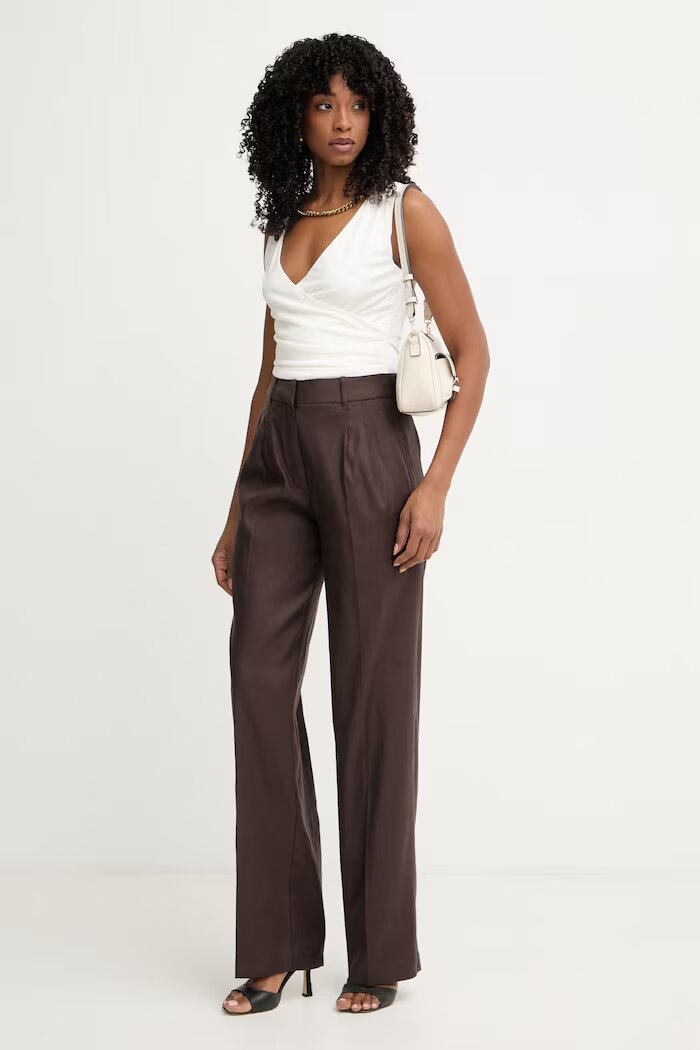 Marciano by Guess блуза с презрамки дамска от вискоза INES бежова G6GP11 K3617