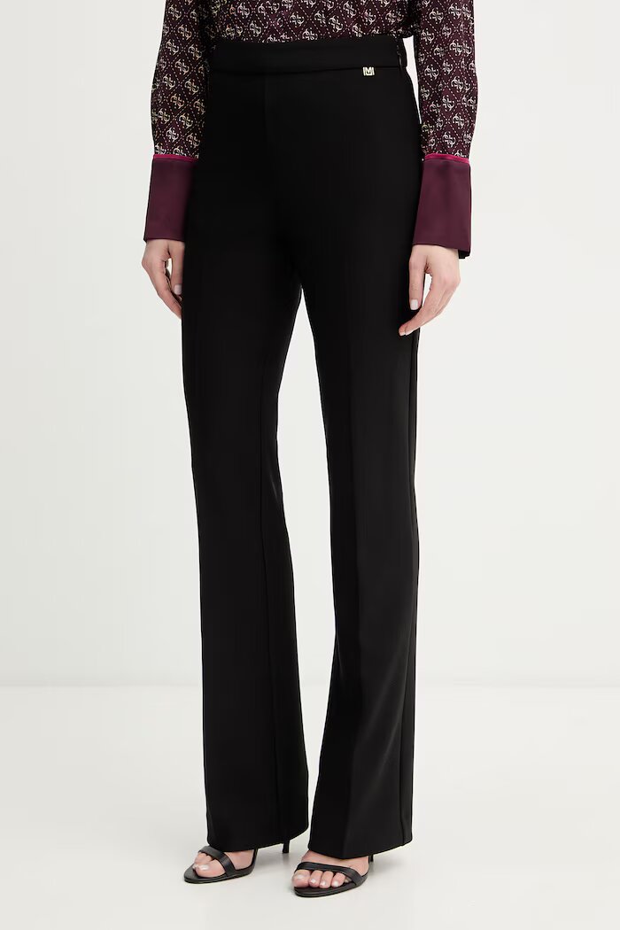 Marciano by Guess Панталон FRIDA в черно с разкроени краища с висока талия 6RGB00 6302A