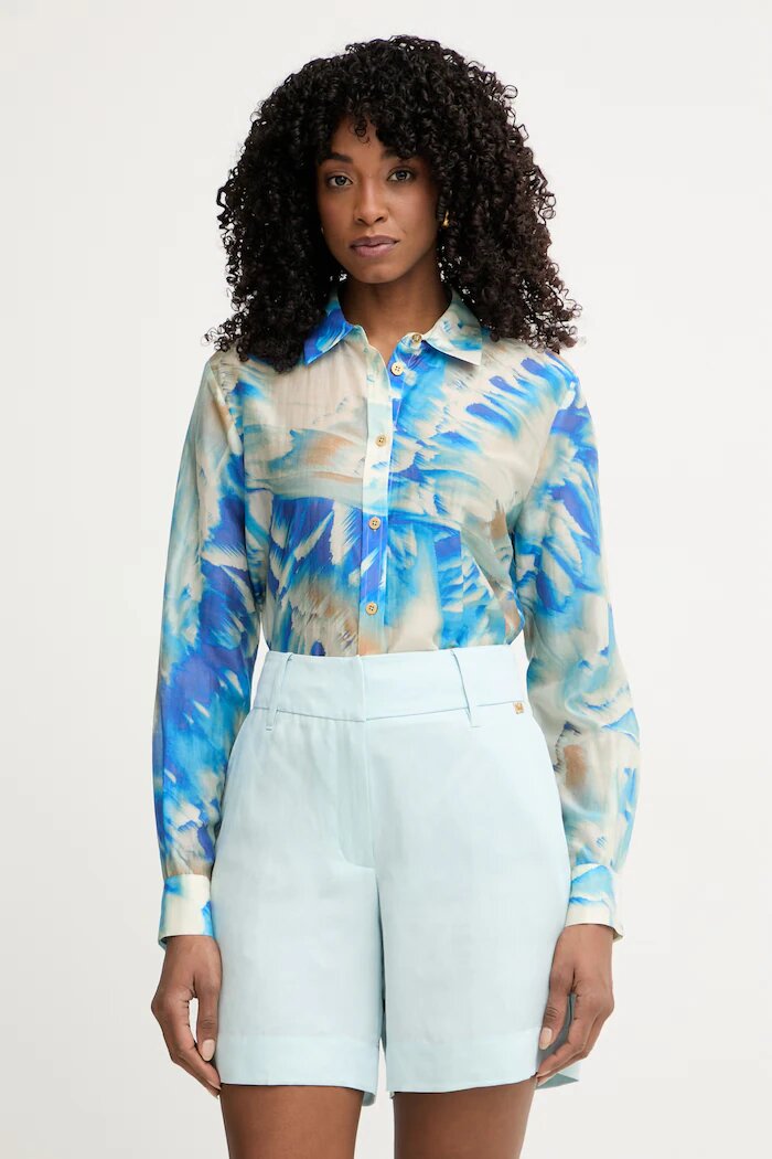 Marciano by Guess риза дамска с лиосел KAT синя G6GH20 W1986