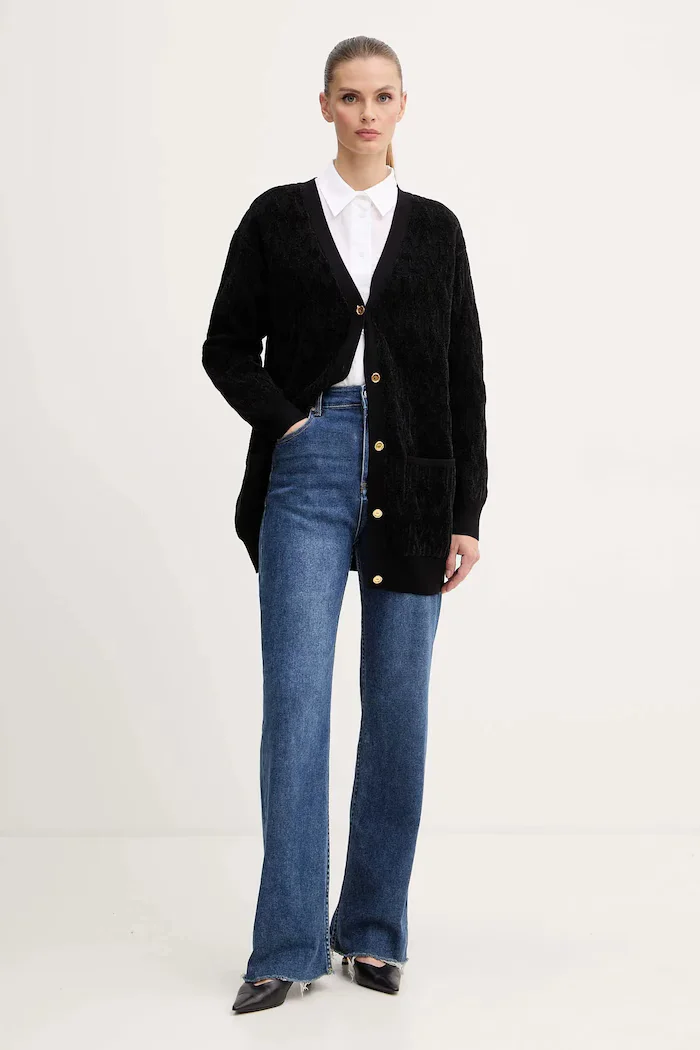 Marciano by Guess Жилетка ADELE дамска в черно от топла материя 5BGR04 5661Z
