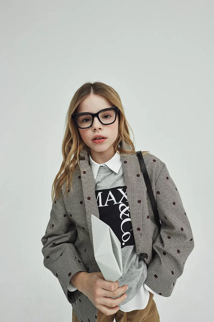 Max&Co. Детска памучна тениска MAXT1F T-SHIRT