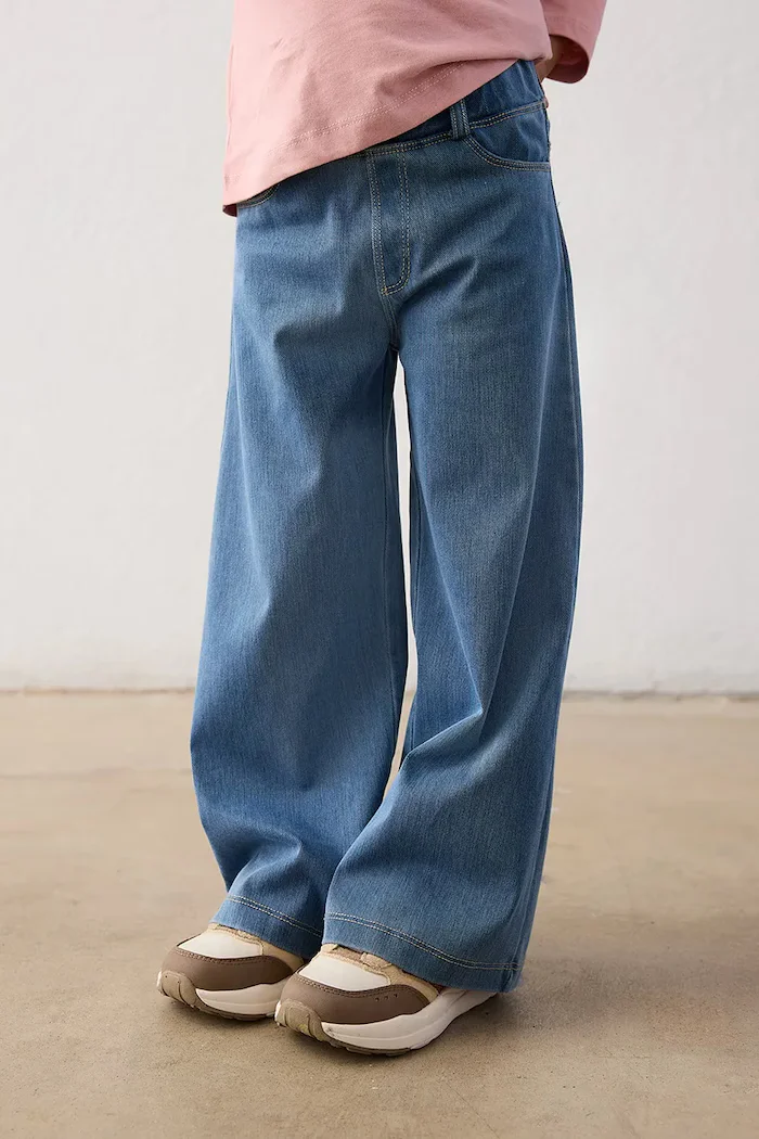 Mayoral дънки wide leg за деца сини 4501