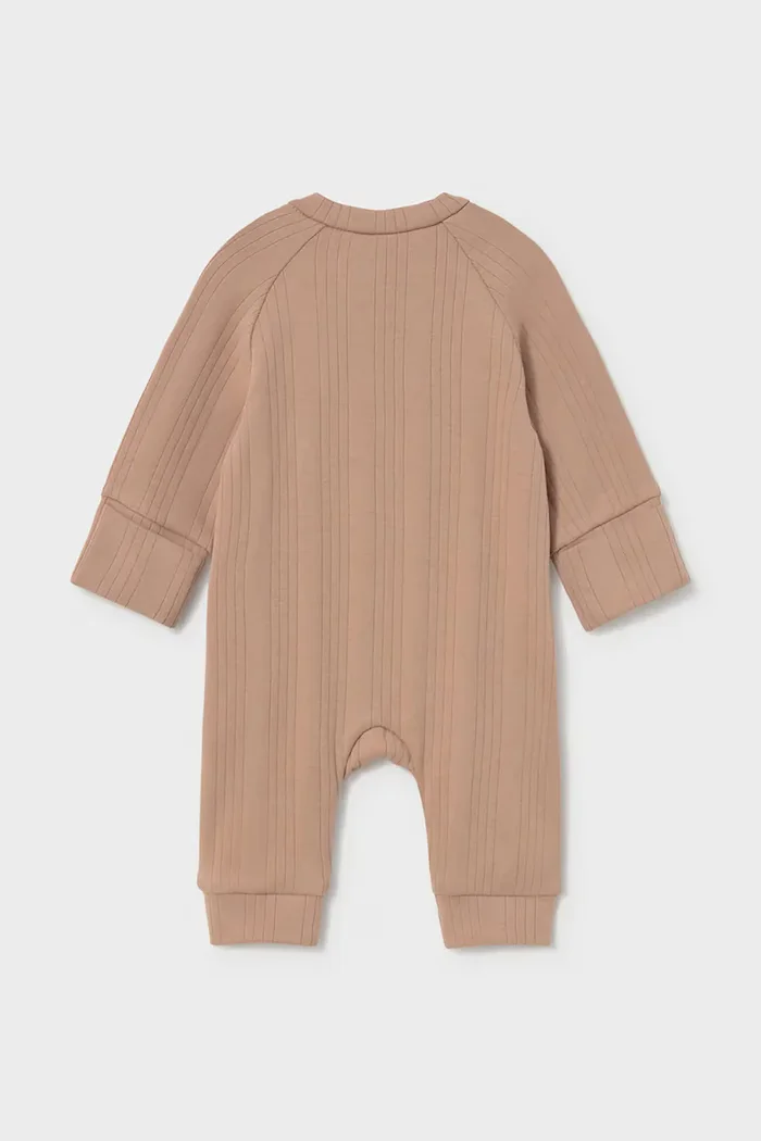 Mayoral Newborn бебешки гащеризон за спане за бебе с памук кафяв 2762