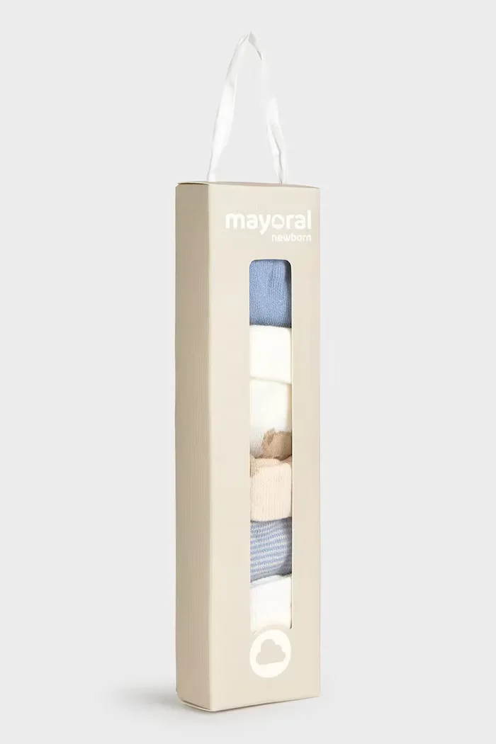 Mayoral Newborn чорапи за бебе 4 броя виолетови 9112