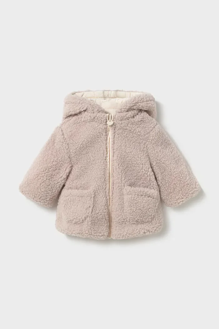 Mayoral Newborn двустранно яке за бебе бежово 2401
