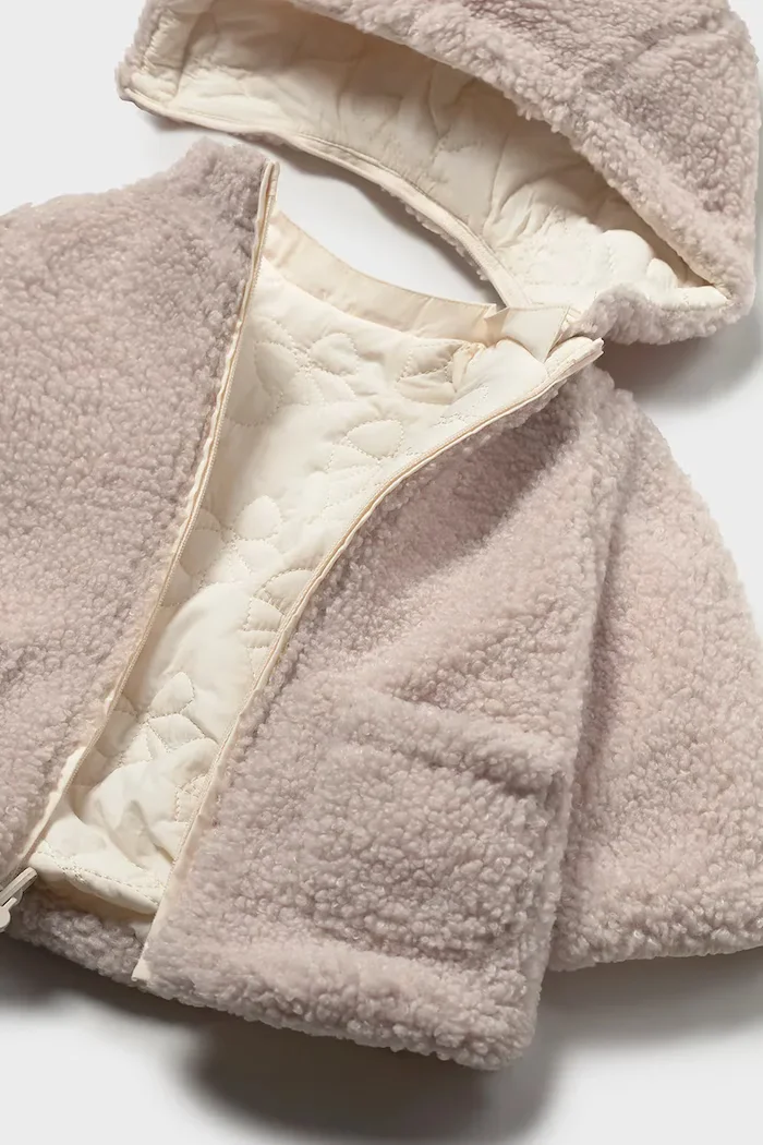 Mayoral Newborn двустранно яке за бебе бежово 2401