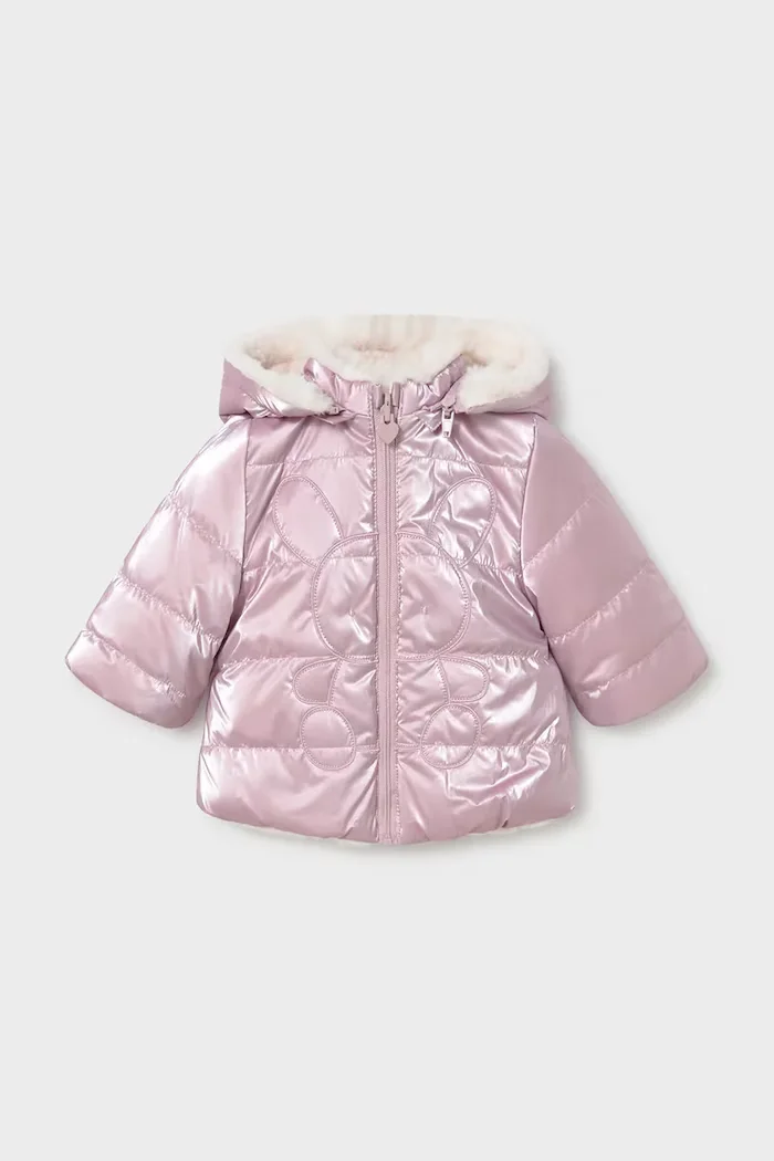Mayoral Newborn двустранно яке за бебе розово 2401