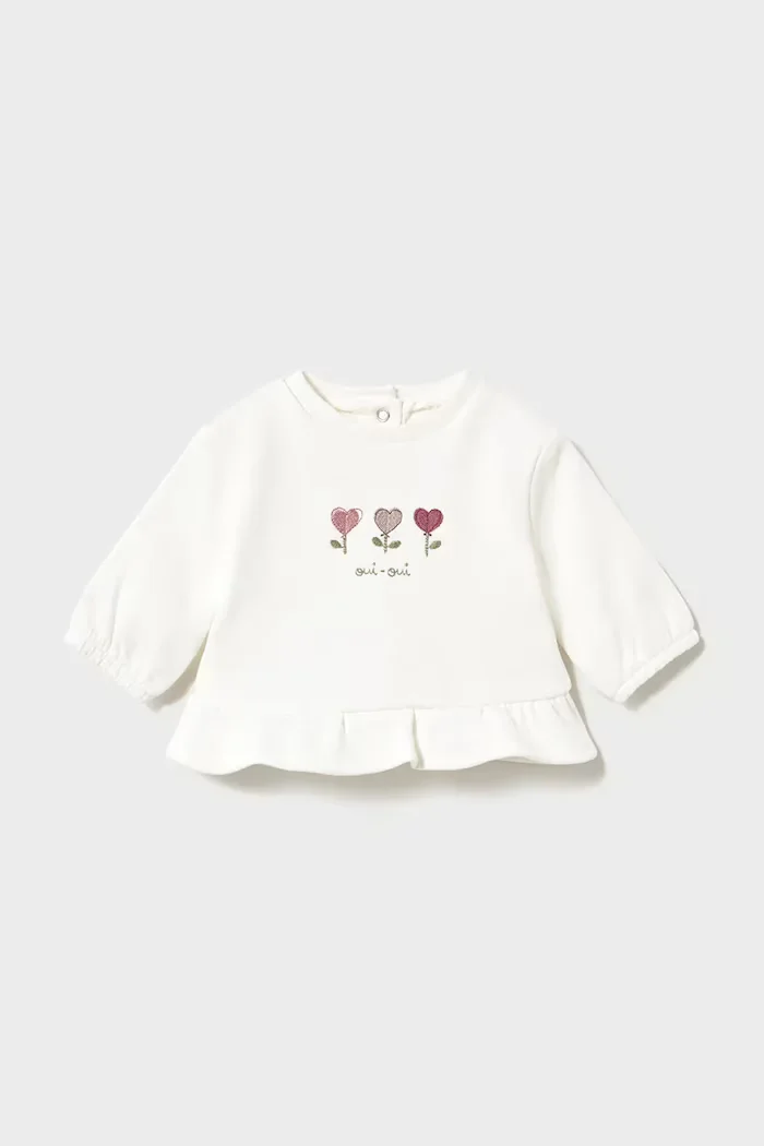 Mayoral Newborn ежедневен комплект за бебе с памук розов 2686