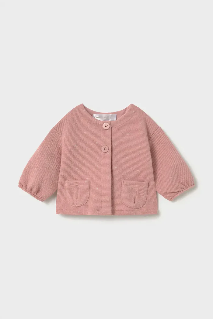 Mayoral Newborn комплект за бебе с памук розов 2655