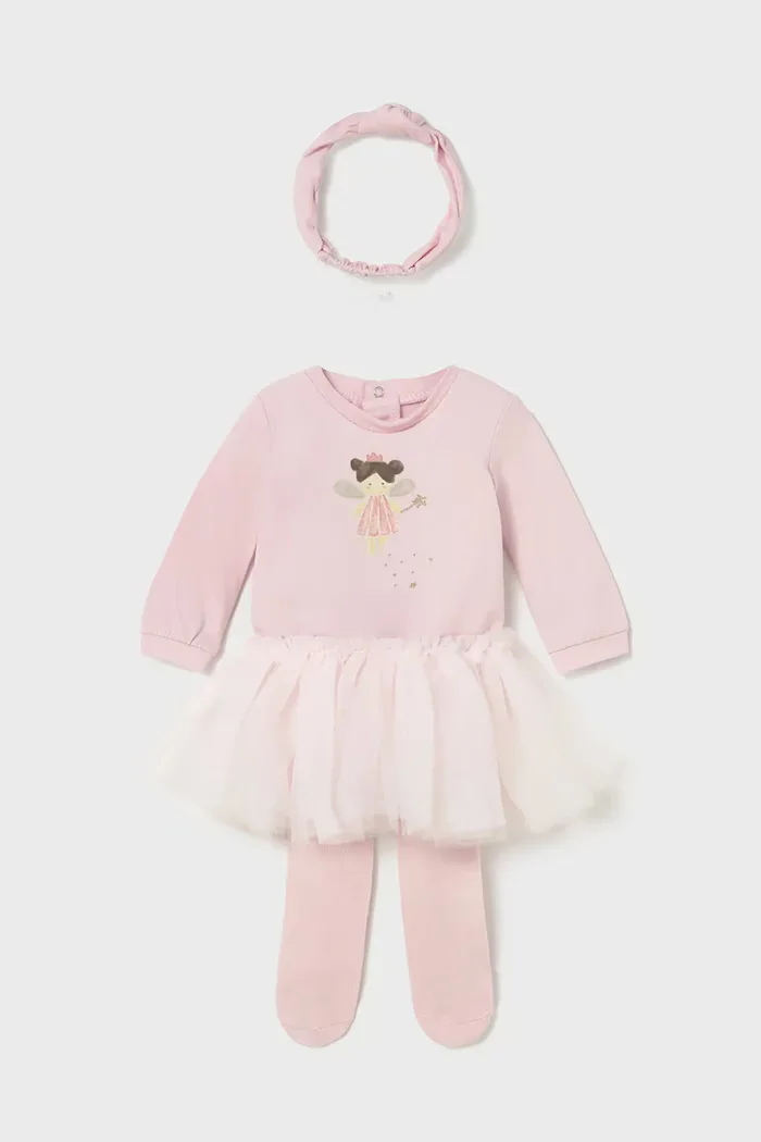 Mayoral Newborn Комплект за бебета в розово 2810