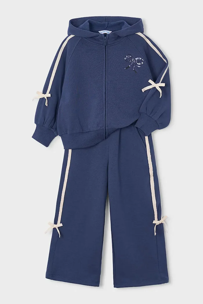 Mayoral спортен комплект анцуг за деца с памук тъмносин 4814