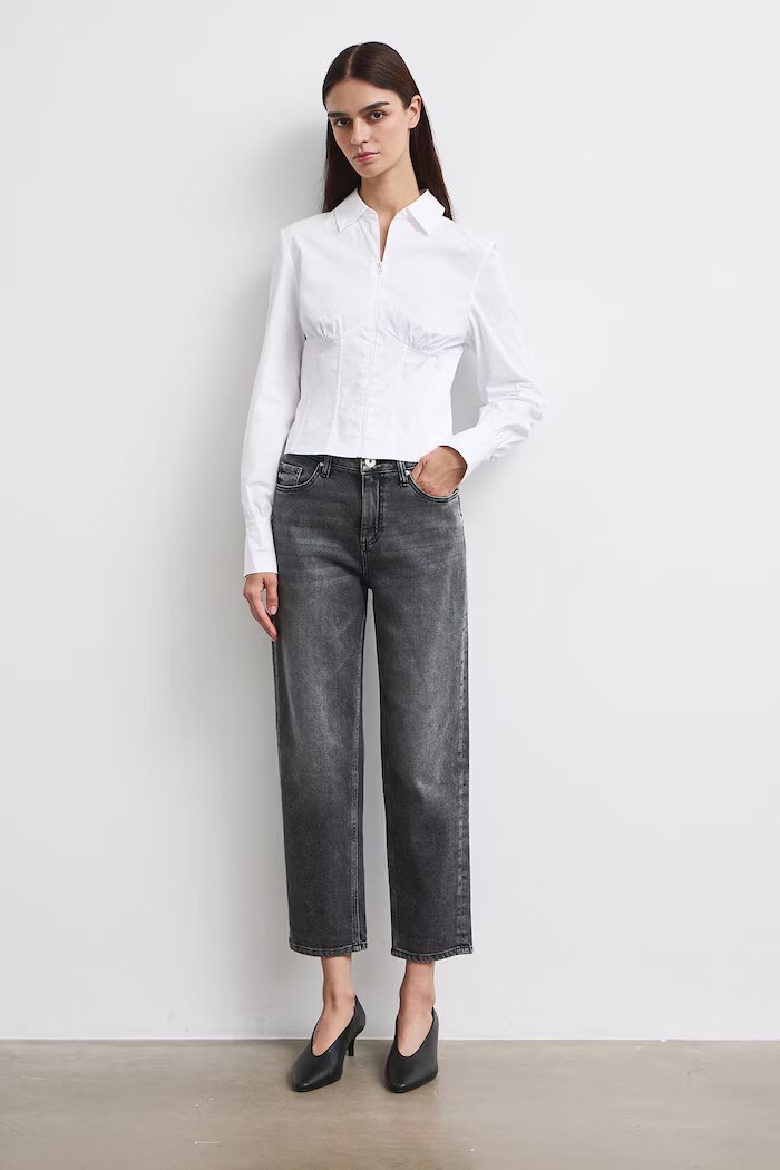 Medicine дънки mom fit дамски сиви
