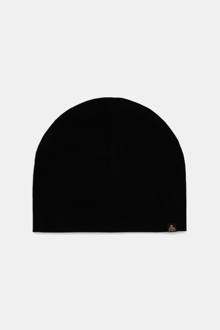 Medicine шапка beanie дамска от памучна материя черна