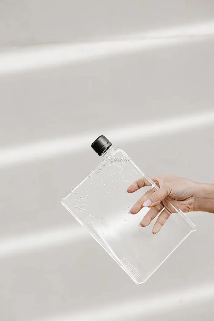 memobottle Бутилка за вода Original A5 750 ml в прозрачен цвят