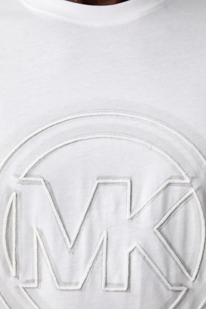 Michael Kors тениска мъжка от памук бяла CT65325FV4