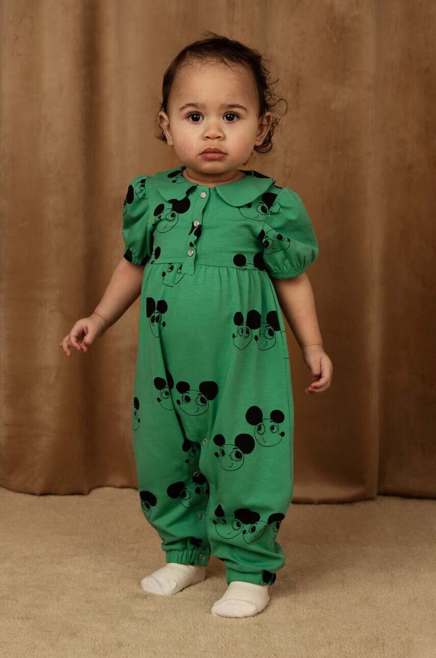 Mini Rodini Бебешки къс гащеризон