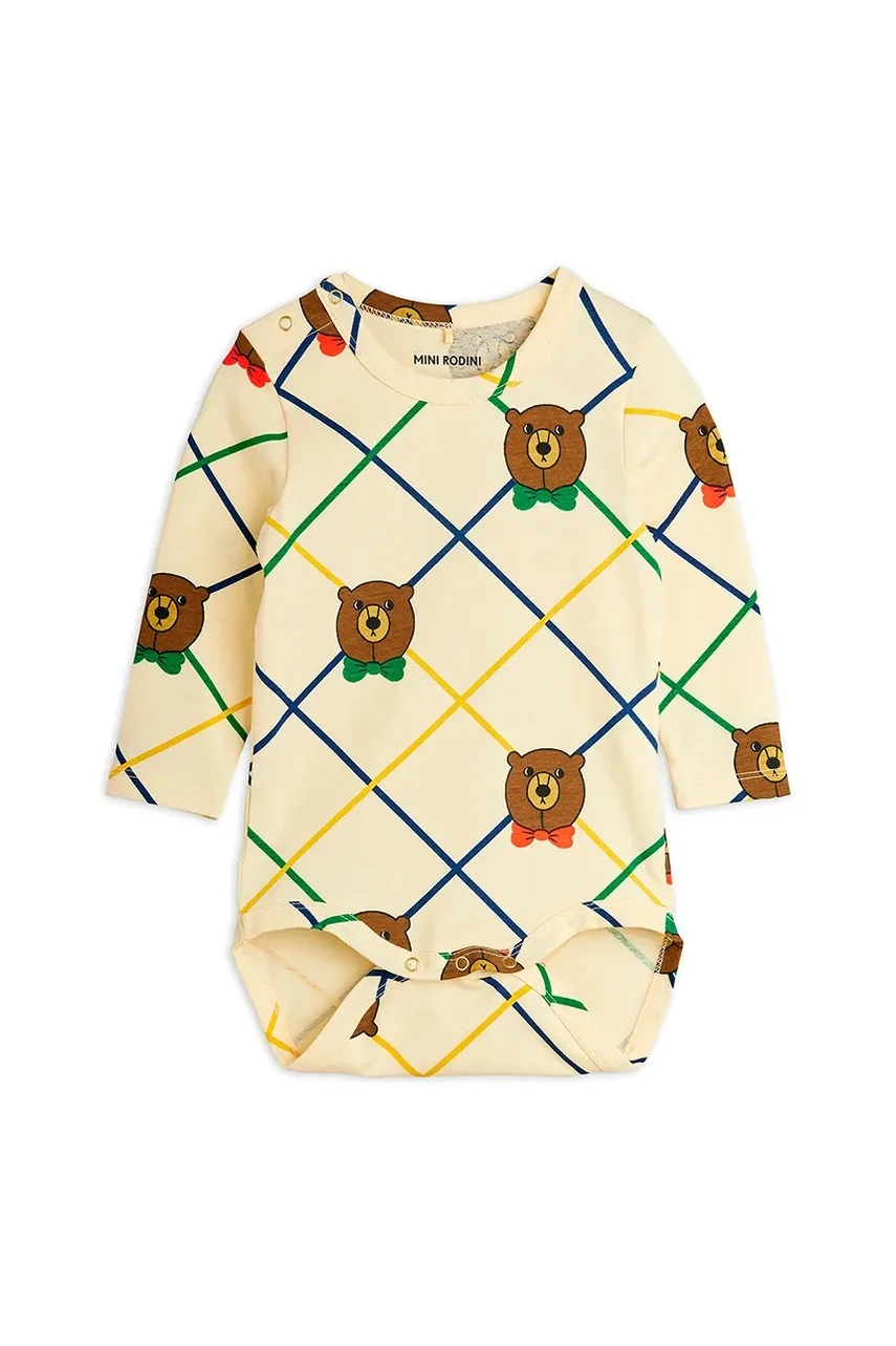 Mini Rodini Бебешко боди Bear