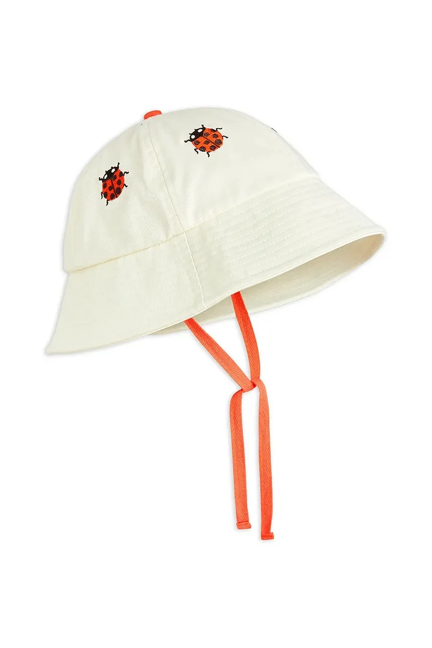 Mini Rodini Детска памучна капела Ladybug