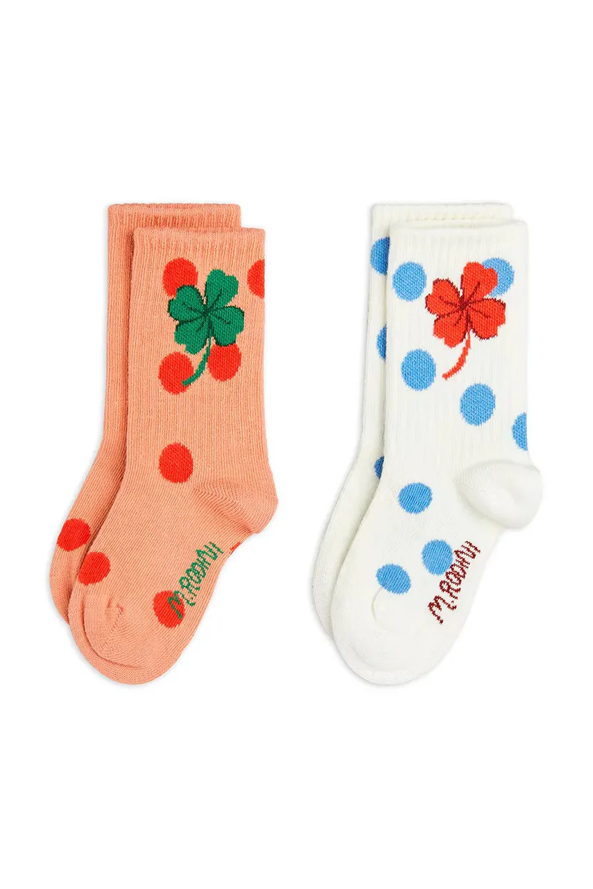 Mini Rodini Детски чорапи Clover (2 чифта)