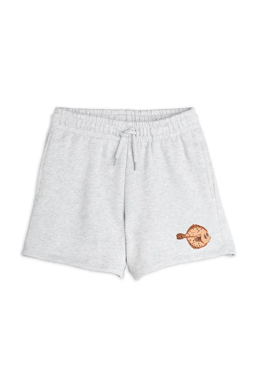 Mini Rodini Детски памучен къс панталон Flundra