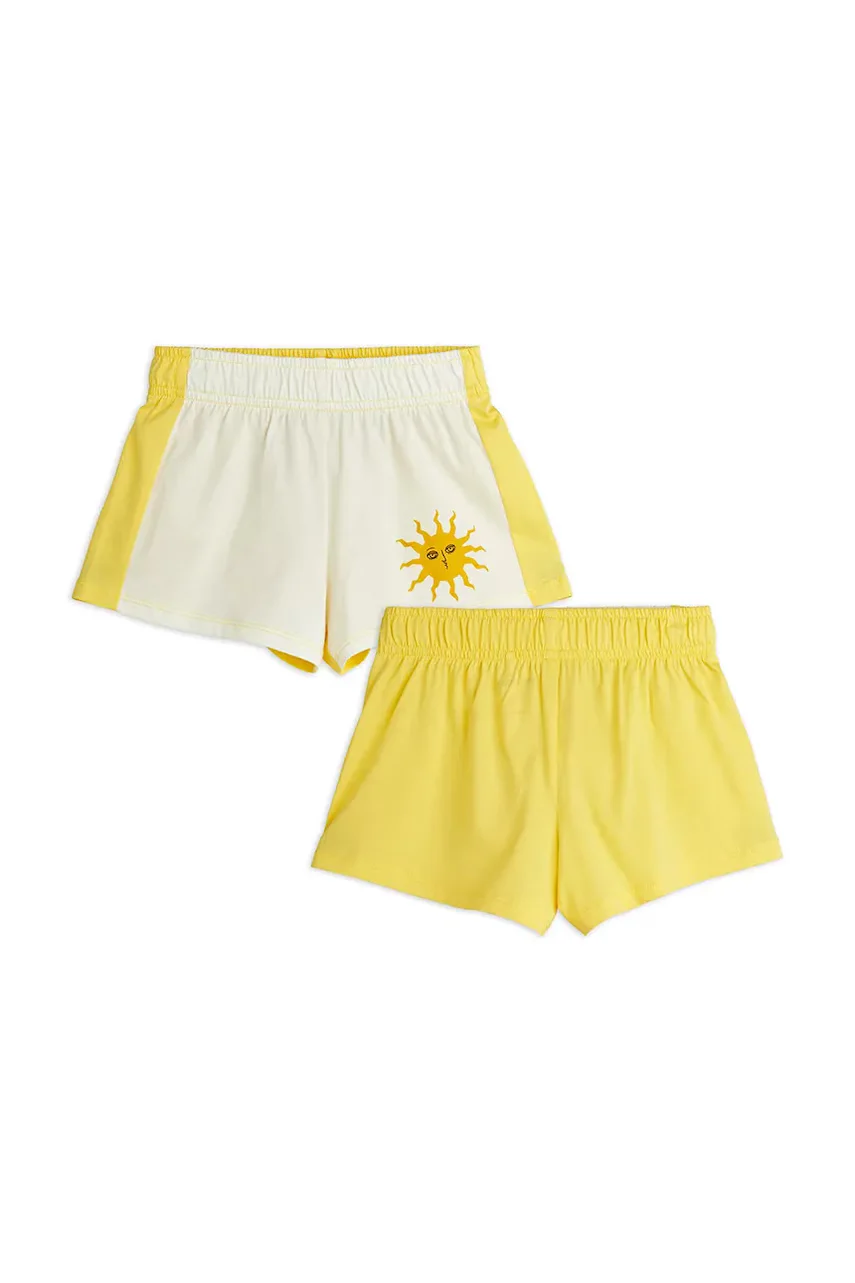 Mini Rodini Детски памучен къс панталон Sun