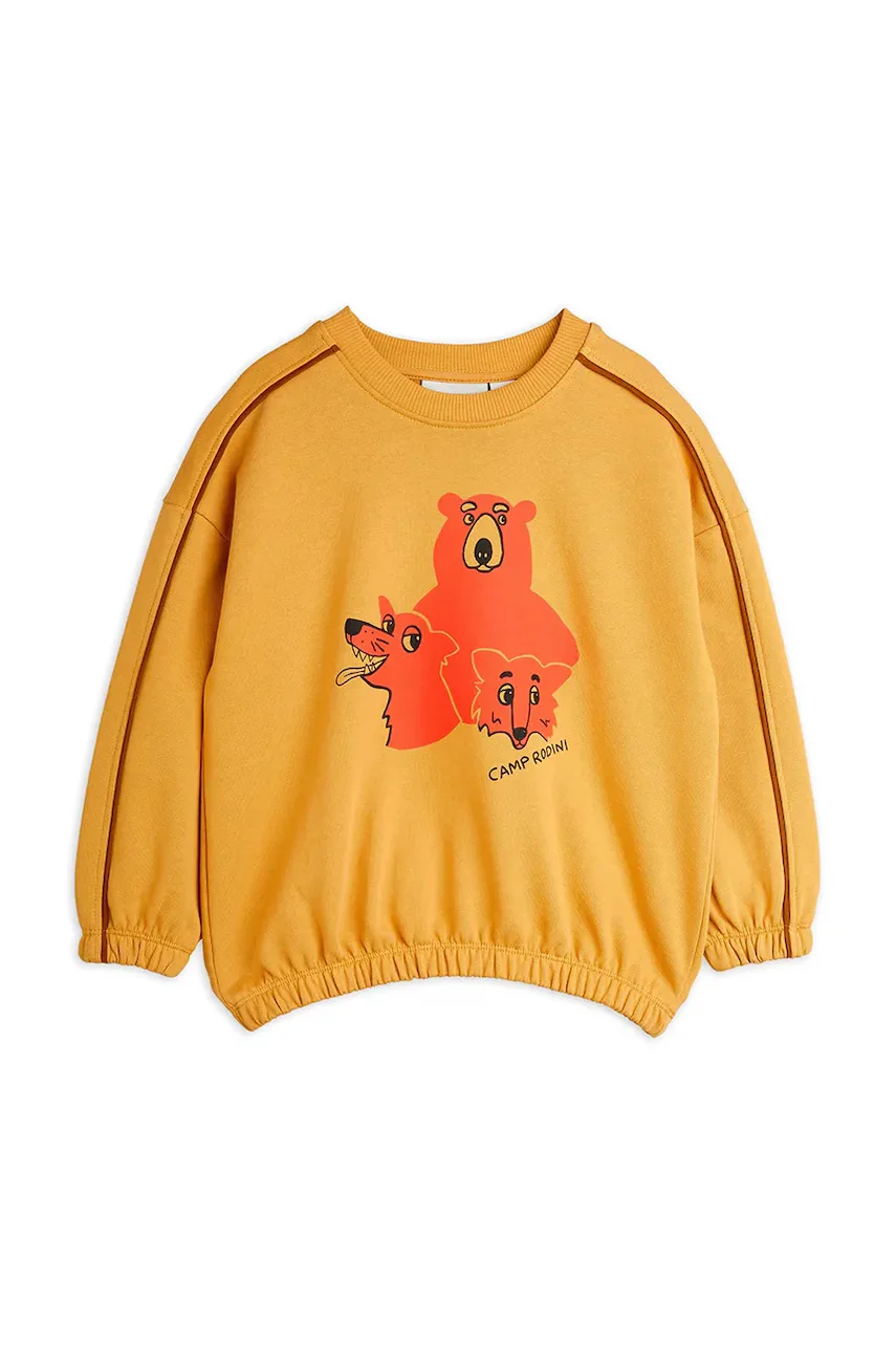 Mini Rodini Детски памучен суичър Camp Rodini