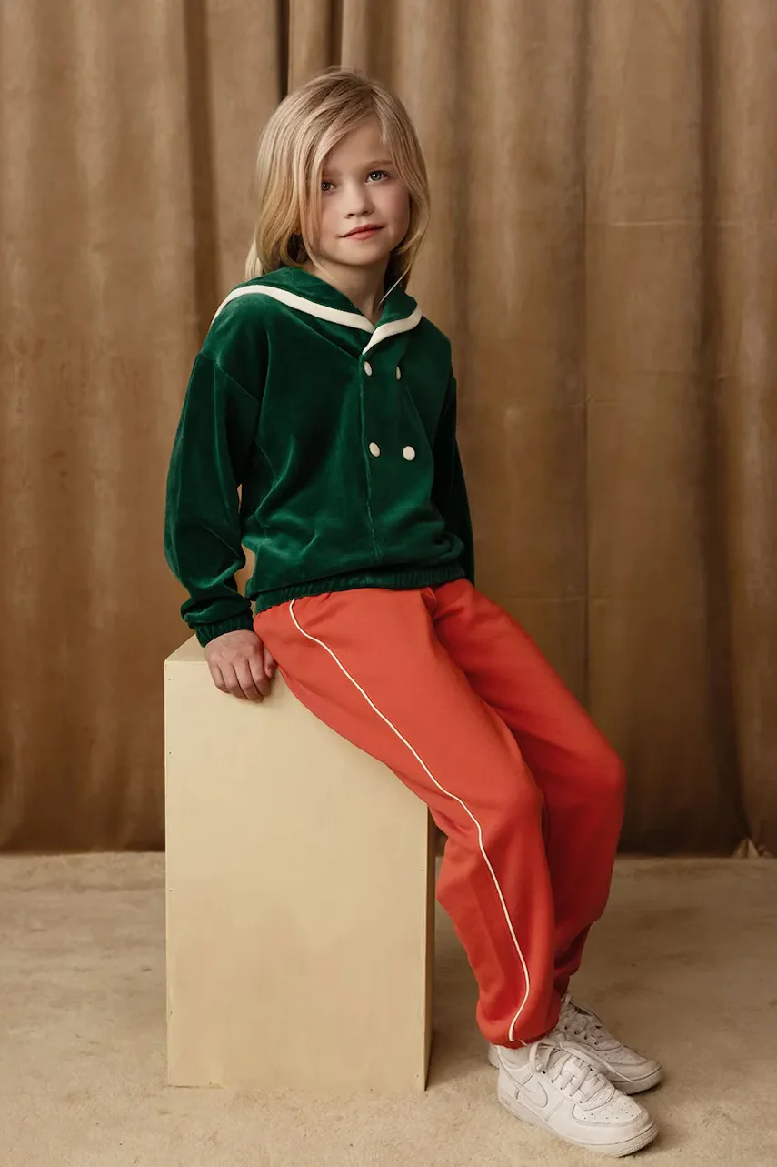 Mini Rodini Детски спортен панталон Plain piping
