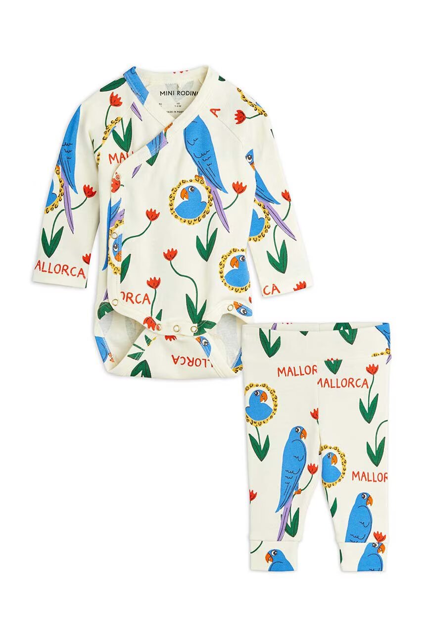 Mini Rodini Комплект за бебета Parrots