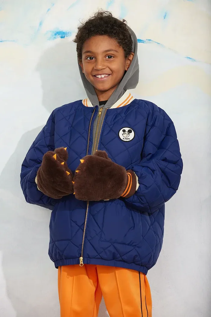 Mini Rodini ръкавици за деца кафяви 26760126