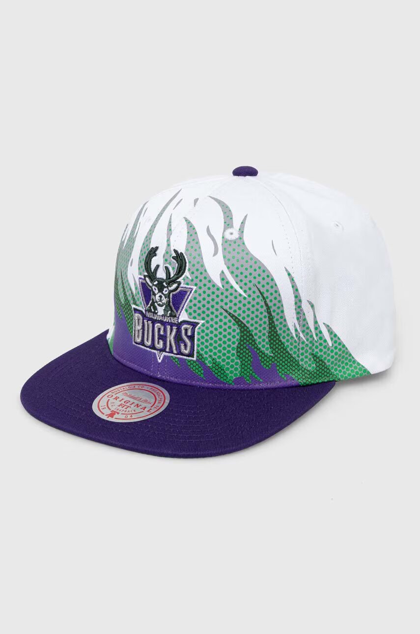 Mitchell&Ness Памучна шапка с козирка MILWAUKEE BUCKS
