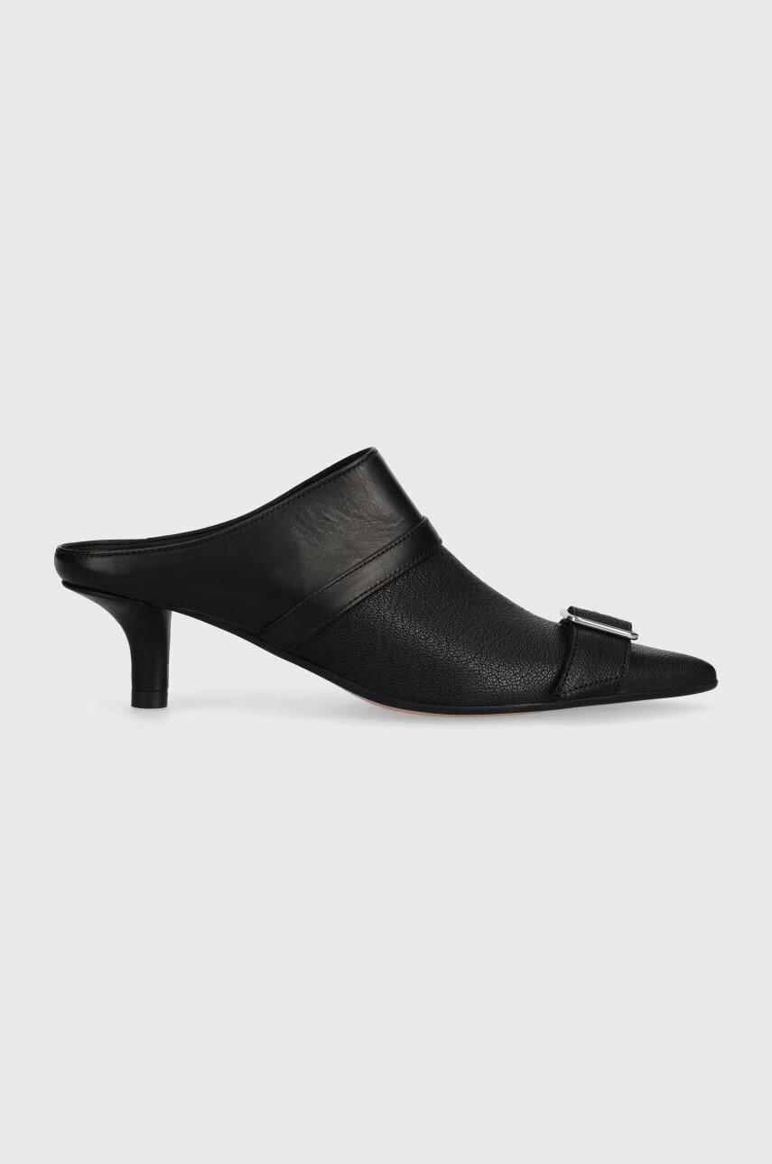 MM6 Maison Margiela Кожени обувки с тънък ток Slipper