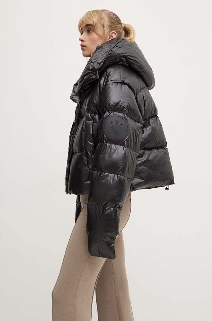 MMC STUDIO пухено яке дамско RAFO черно RAFO.JACKET