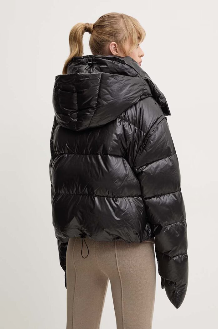 MMC STUDIO пухено яке дамско RAFO черно RAFO.JACKET