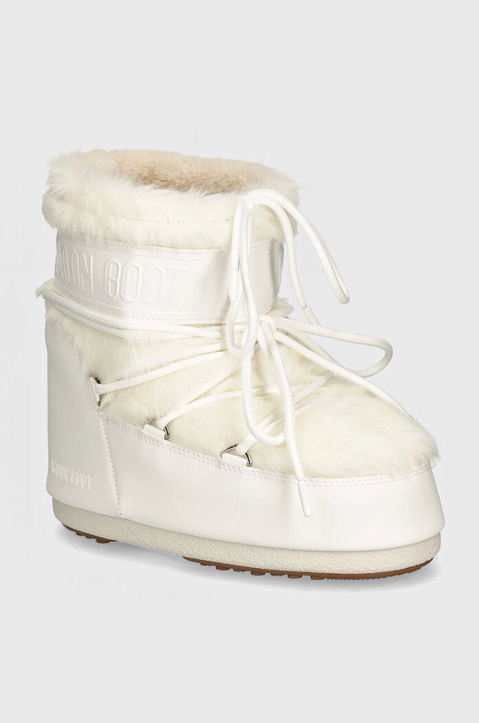 Moon Boot Апрески MB ICON LOW FAUX FUR в бяло 80D1409390 A002