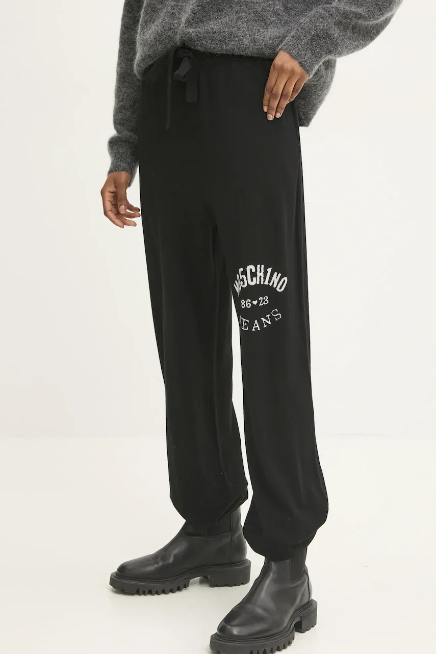 Moschino Jeans Вълнен спортен панталон