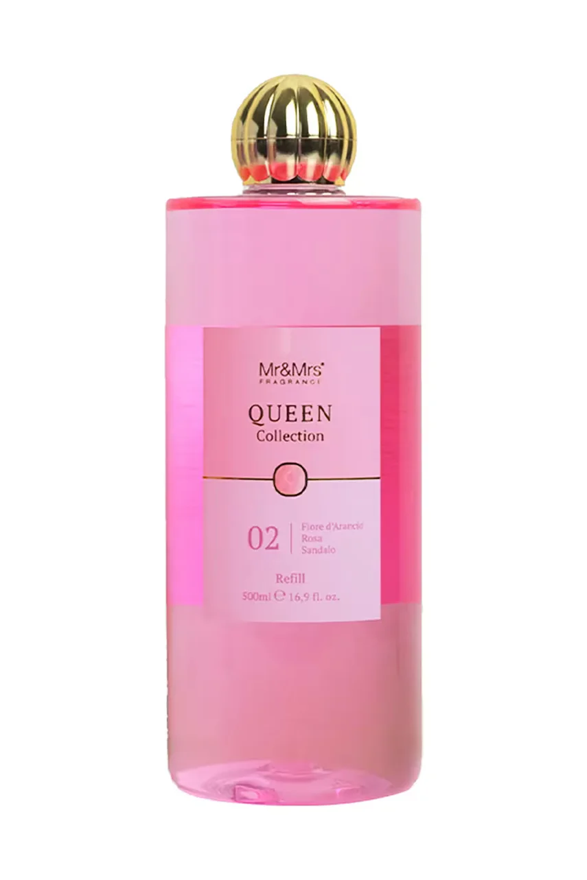 Mr & Mrs Fragrance Пълнител за дифузер Queen 02 500 ml