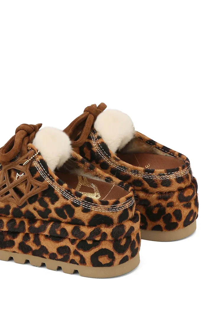 Naked Wolfe Кожени чехли Blizzard в кафяво Blizzard.Leopard