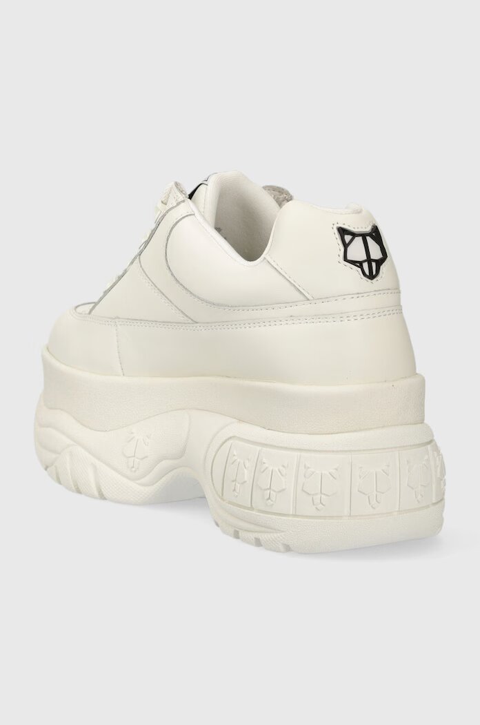 Naked Wolfe Кожени маратонки Sporty в бяло