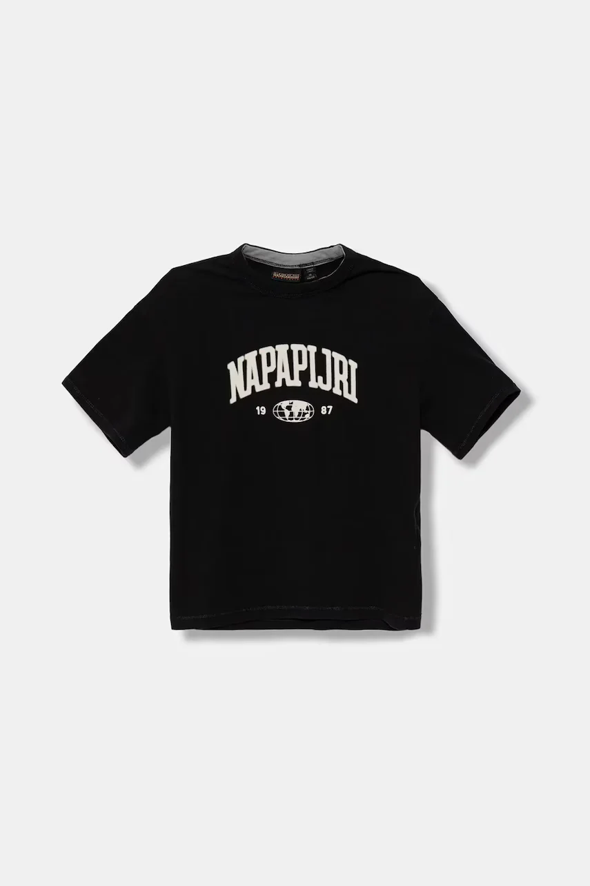 Napapijri Детска памучна тениска S-INOT